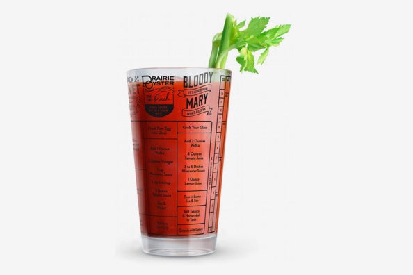 Fred GOOD MEASURE Cocktail Recipe Glass, Hangover.